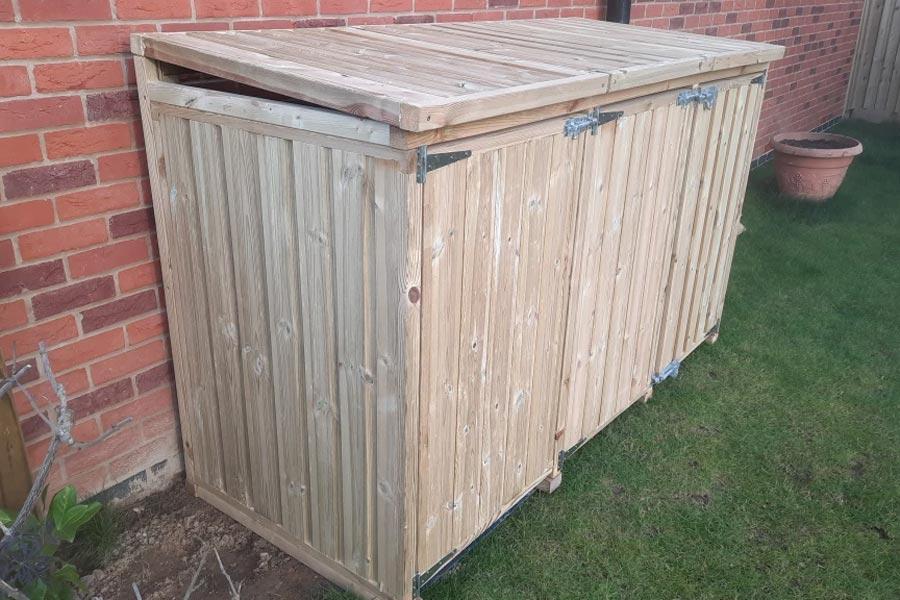 Timber bin storage solution